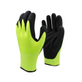 Hespax Custom Sandy Nitrile Trabajo de construcción Guantes de invierno